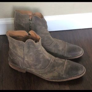 John Varvatos Italian Zipper Boots